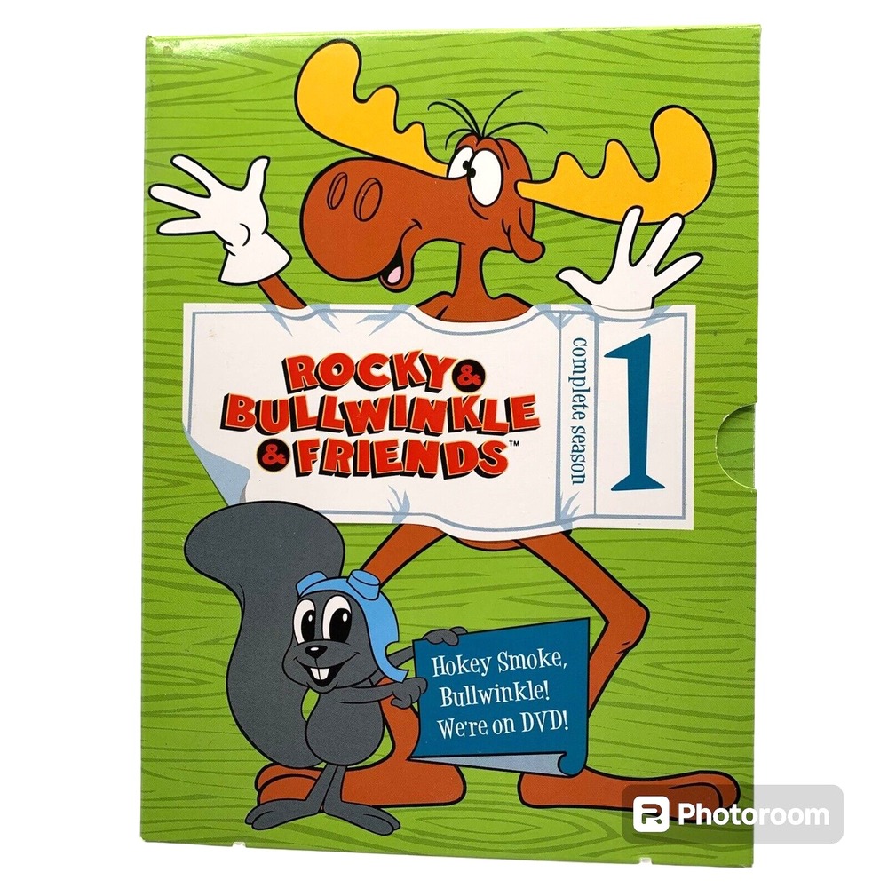 Rocky and Bullwinkle and Friends Complete Season 1 DVD 4-Disc Set Green Sony